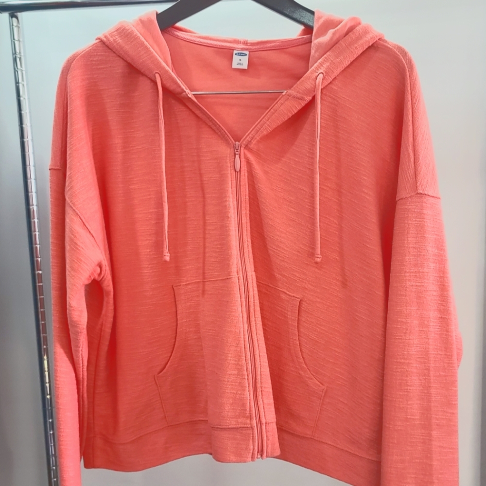 Super cute Old Navy zip front hoodie. NWOT